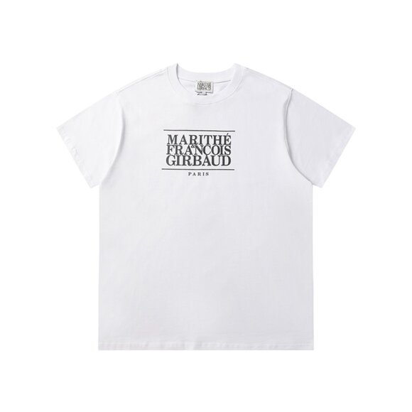 Marithe Francois Girbaud White Short-Sleeved Shirt - Picture 1 of 4